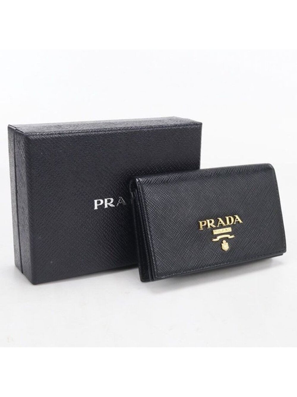 Prada Saffiano Leather Card Case Business